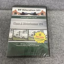 MOTOR HOME RV EDUCATION Training 101 DVD CLASS A Motorhomes! Mark Polk!- new