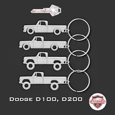 1961 - 1965 Dodge D100 - D200 Sweptline Truck Keychains