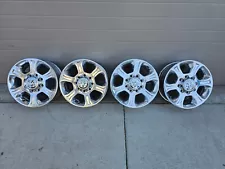 18" DODGE RAM 2500 3500 LARAMIE OEM FACTORY STOCK WHEELS RIMS 8X165 LIMITED