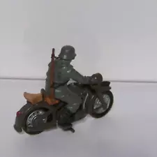 Britains Deetail WW2 German Dispatch Rider on BMW Motorcycle