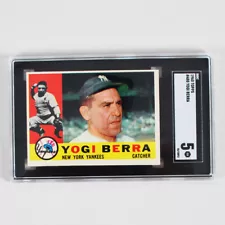 1960 Topps Baseball #480 Yogi Berra SGC 5