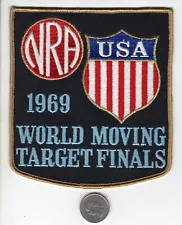 1969 NRA WORLD MOVING TARGET FINALS PATCH N94-MICHIGAN DEER