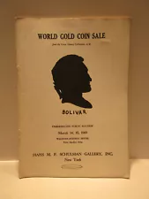 World Gold Coin Sale Jose da Costa Gomez Collection Auction Catalog March 1969