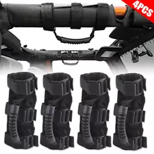 4X Roll Bar Grab Handles Grip Handle for Jeep Wrangler YJ TJ JK JL JT Gladiator (For: Jeep)