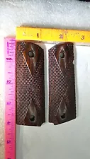 Colt 1911 1911A1 Double Diamond Grips Factory Wood Ruger Remington Sig Sauer