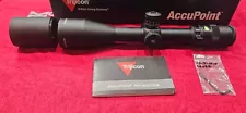 TRIJICON ACCUPOINT 5-20X50 MIL-DOT CROSSHAIR W/ GREEN DOT EXC. COND.