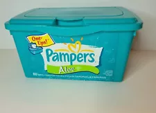 Pampers baby wipes pop up container refillable discontinued, EMPTY