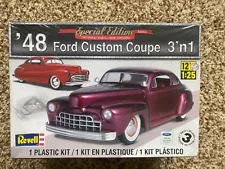 Revell ‘48 Ford Custom Coupe 3 In 1 Custom or Stock Model Kit 1948 MISB