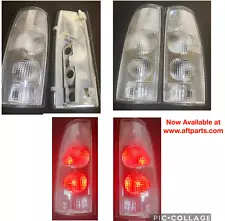 Clear Tail Lights 1988 to 1998 Chevy Silverado GMC Suburban New Pair c1500 K1500