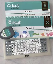 2012 Cricut Provo-Craft “ARTISTE” Famous Friends Cartridge, Book & Keyboard