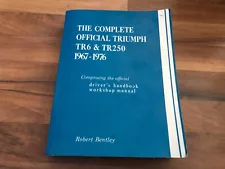 1967-1976 TRIUMPH Service Manual & Drivers Handbook_TR6 TR250_Bentley_68 69 70