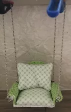 Dollhouse Miniatures ~ Handmade Wicker Porch Swing