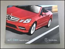 2012 Mercedes Benz E350 E550 Coupe and Cabriolet Sales Brochure Catalog