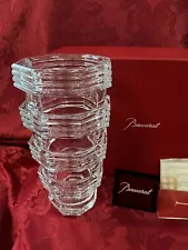 NIB FLAWLESS Exquisite BACCARAT France Glass HERITAGE GORDON Crystal FLOWER VASE