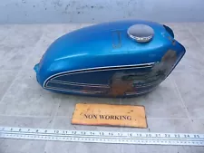 1975 Honda CB125S H2036) blue gas petrol fuel tank with cap