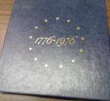 1776-1976 United States Bicentennial Silver Proof Set Coin Box Holder NO COINS