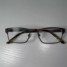 Robert Mitchel Eyeglasses Frames RM 5011 BR Brown Rectangular Full Rim 52-16-140