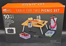 GSI Outdoor Table For Two Picnic 10 Piece Set NEW