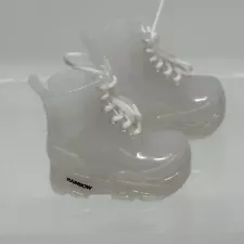 Rainbow High Aidan Russell Opaque White Combat Boots For Boy Doll