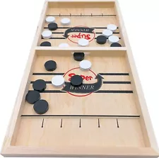 Super Winner Fast Sling Puck Table Game Hockey Board Game for Kids / Adults NEW