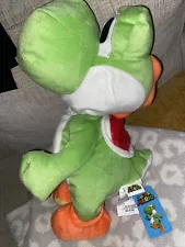 Yoshi Super Mario Nintendo Plush 20" Large Stuffed Animal.. NWT!