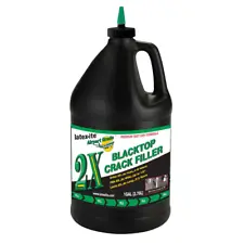 New 1GAL Blacktop Crack Filler Asphalt Repair Sealant Patch Fast Dry 2X Premium