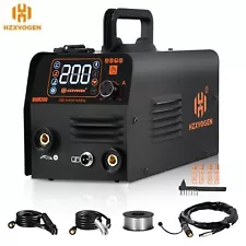 HZXVOGEN 3 in 1 MIG Welder 200Amp Flux MIG/lift TIG/MMA Welding Machine 110V US