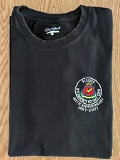 Fire Firefighter Redding Hotshots 40th Anniversary Tee T-Shirt Embroidered Logo