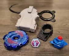 Hasbro Galaxy Pegasus Beyblade W105R2F With Launcher Tool BB-70 Metal Masters