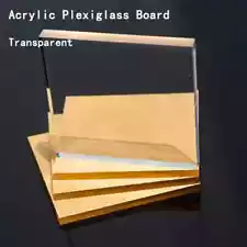 1pcs Acrylic Plexiglass Sheet Plastic Board PMMA Transparent Organic Glass Plate