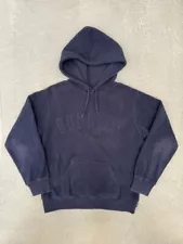 Supreme　Fleece Hoodie Navy Soft touched Pullover