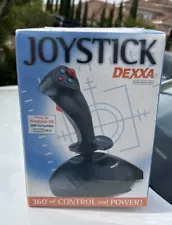 Dexxa Logitech Flight Simulator Joystick Controller for PC Gameport DB15 sealed