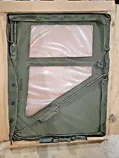 NOS Passenger Door Frame & Canvas for Willys M170 Jeep Ambulance # 2540-512-9135