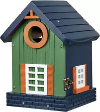 Kingsyard Blue Bird Houses for Outdoors - Colorful Birdhouse for Bluebirds Box