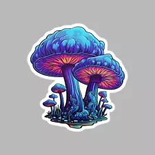 Psychedelic Mushroom Decal for Car Truck Window Bumper Graphic Colorful Neon