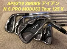 Used Callaway APEX19 SMOKE iron set (#5-pw) MODUS3 Tour 125 X