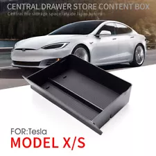 For Tesla Model S / X 2012-2022 Center Console Organizer Storage Box Drawer Tray