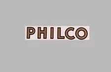 Philco Radio Logo Water Slide Decal Sticker- Old Antique Wood Vintage Tube Radio