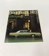 Vintage 1972 Buick Sales Brochure Skylark, LeSabre, Estate Wagon dealership sale