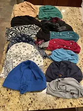 Lot of 13 Turbans Head Wraps Chemo Cancer Head Pieces