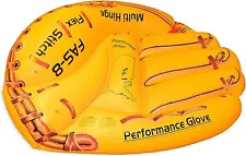 Swimline Giant Inflatable Baseball Glove Pool Float , Brown, 62"/50"/16"