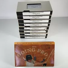 Auto Vehicle Dealership Training 8 VHS Tape Set RBI's "Going Pro" TOP Auto Sales