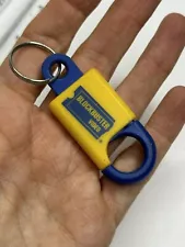 Vintage Blockbuster Keychain Video VHS DVD Rental Store Chain Rent Movies Films