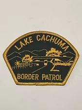 ðºð¸ VINTAGE SCARCE “LAKE CACHUMA” BORDER PATROL EMBROIDERED PATCH /UNIFORM/ CAP