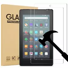 2 Pack Tempered Screen Protector For Amazon Kindle fire 7"/ HD 8"/ HD 10" Tablet