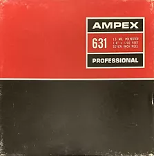 Ampex 631 Reel to Reel Recording Tape, SP, 7" Reel, 1200 ft, *SALE*