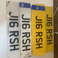 J16 RSH personalised number plates On Retention for sale