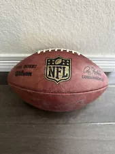 Wilson "The Duke" Official NFL Authentic Game Ball Leather Autographed Football