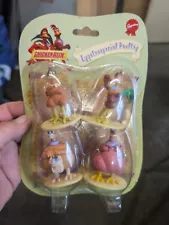 Chicken Run eggstraspecial poultry figures - 1999 Aardman Dreamworks Vivid Toys