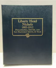 2 Page Whitman Classic Coin Album #9114 Liberty Head "V" Nickels 1883-1912